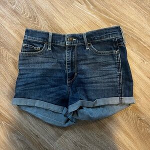 Hollister Dark Blue Jean Shorts
